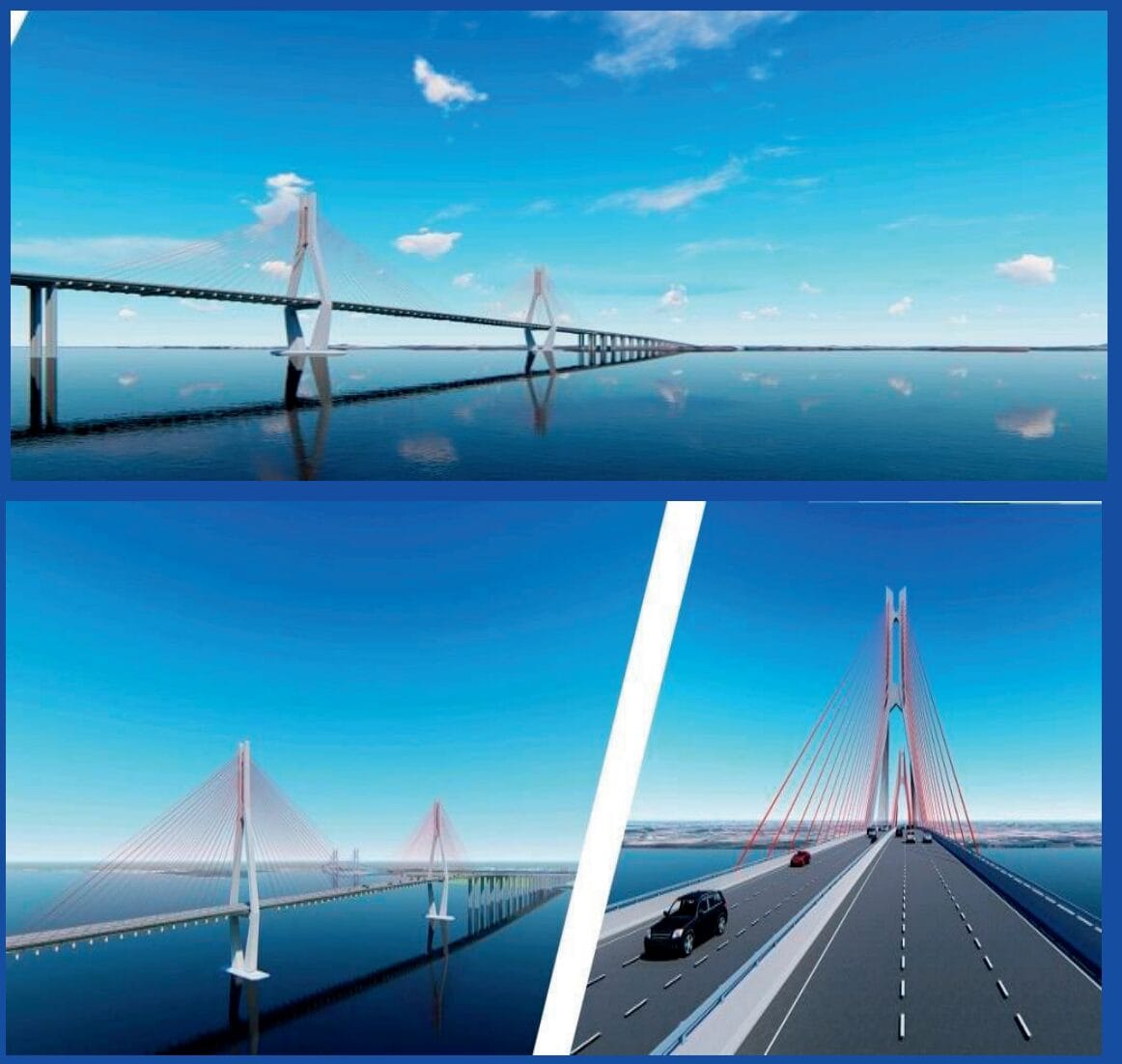 Minh họa Cầu Cát Lái